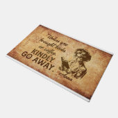 Kindly Go Away Doormat – Funny Welcome Mat | Non-S ドアマット (アングル)