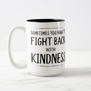 KIndnessと戦う ツートーンマグカップ