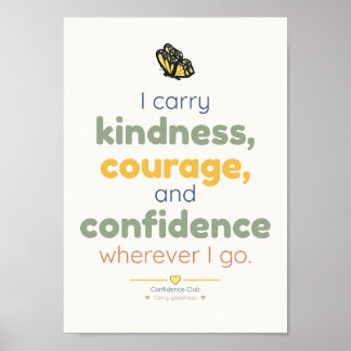 Kindness | こども向けアファメーション ポスター