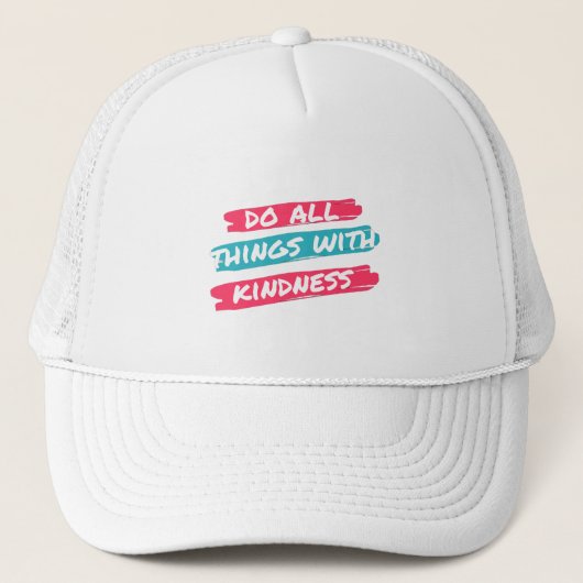 Kindness Brush Stroke Streetwear Tee - Modern Aest キャップ (正面)