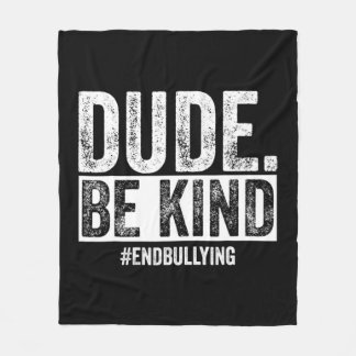 Kindness Day Unity Day Orange No bullies bullying フリースブランケット