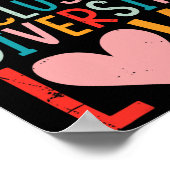 Kindness Equality Inclusion Diversity Love - Sped  ポスター (角)