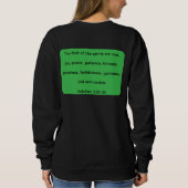 kindness fruit of the spirit sweatshirt スウェットシャツ (裏面)