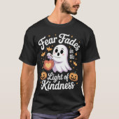 Kindness Glows - Spooky Ghost Lantern T-shirt Tシャツ (正面)