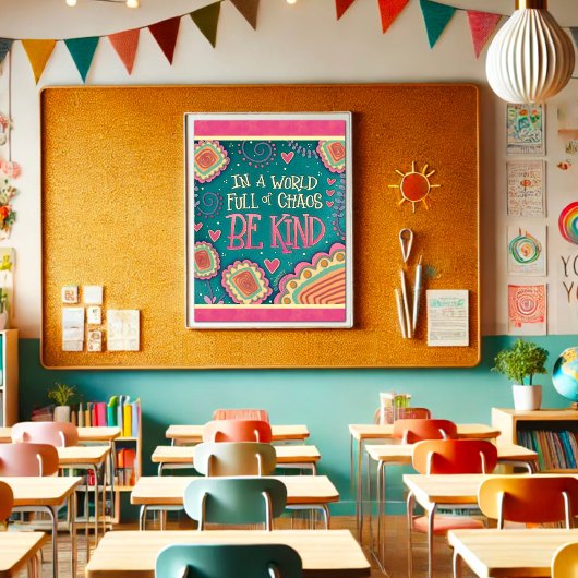 Kindness in Chaos Quote Inspiring  ポスター