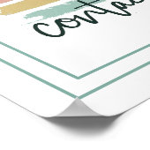 Kindness Is Contagious Ephesians 4 32 ポスター (角)