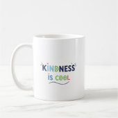 Kindness Is Cool Motivational Quote コーヒーマグカップ (左)