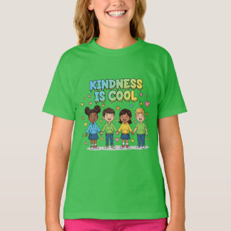 Kindness Is Cool – Positive Kids Friendship Design Tシャツ