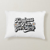 "Kindness is Free, Give it Away" アクセントクッション (裏面)
