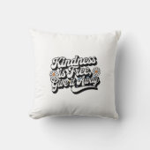 "Kindness is Free, Give it Away" クッション (正面)