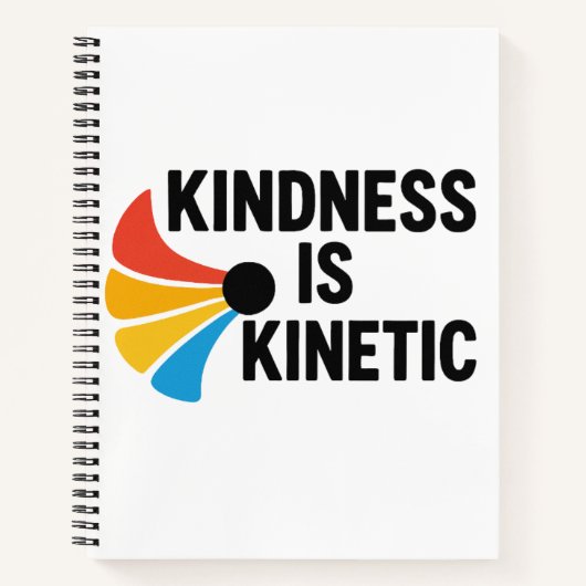 Kindness is Kinetic ノートブック (正面)