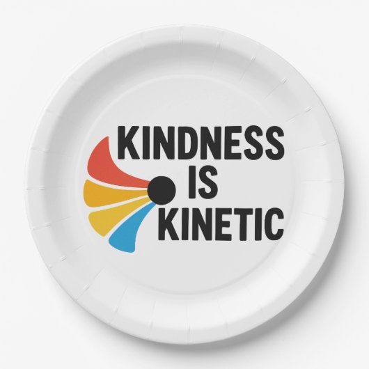 Kindness is Kinetic ペーパープレート (正面)