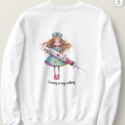 Kindness Is My Calling – Nurse スウェットシャツ