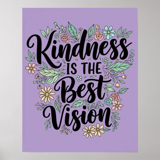 kindness is the best vision ポスター (正面)