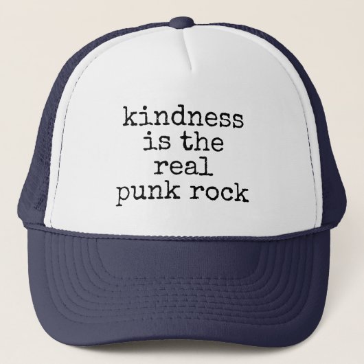 Kindness Is The Real Punk Rock キャップ (正面)