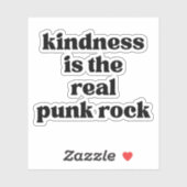 Kindness Is The Real Punk Rock シール (シート)