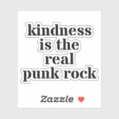 Kindness Is The Real Punk Rock シール (シート)