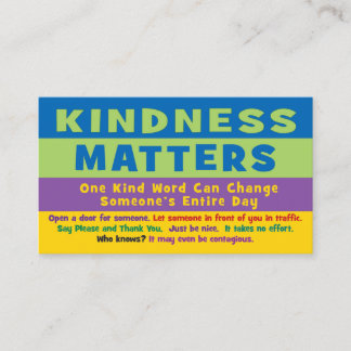 Kindness Matters カード - V2