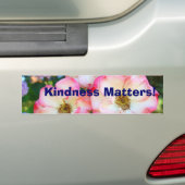 Kindness Matters! バンパーステッカー ローズガーデン (車上)