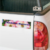 Kindness Matters! バンパーステッカー ローズガーデン (トラック上)