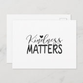 Kindness matters ポストカード (正面/裏面)