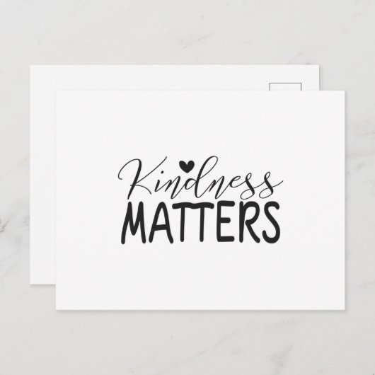 Kindness matters ポストカード (正面/裏面)