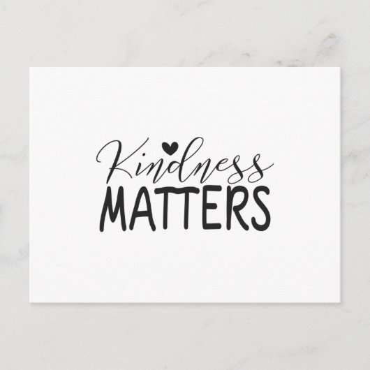 Kindness matters ポストカード (正面)
