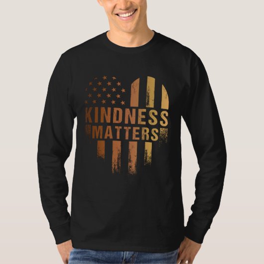 Kindness Matters Anti Bullying Diversity Inclusion Tシャツ (正面)