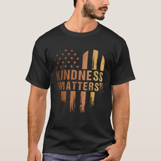 Kindness Matters Anti Bullying Diversity Inclusion Tシャツ (正面)