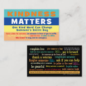 Kindness Matters Cards コーリングカード (正面/裏面)