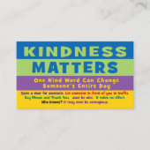 Kindness Matters Cards - V2 コーリングカード (正面)