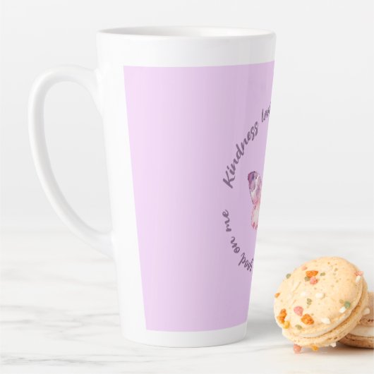 Kindness Mug“Kindness Looks Good On Me” Coffee mug カフェラテマグ (インサイチュ)