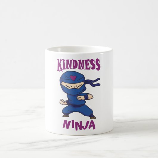 Kindness Ninja, Fight against Bullying コーヒーマグカップ (中央)