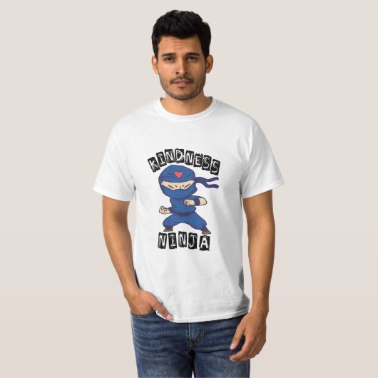 Kindness Ninja, Fight against Bullying Tシャツ (正面フル)