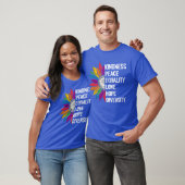 Kindness Peace Equality Love Hope Diversity Human  Tシャツ (ユニセックス)
