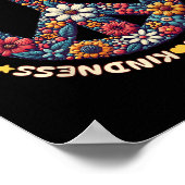 Kindness Peace Equality Love Inclusion Hope Divers ポスター (角)