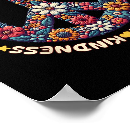 Kindness Peace Equality Love Inclusion Hope Divers ポスター (角)