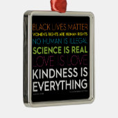 #KindnessIsEverythingスクエアオーナメント メタルオーナメント (右)
