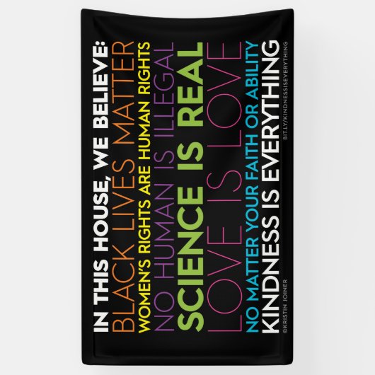 #KindnessIsEverythingバナー 横断幕 (縦)