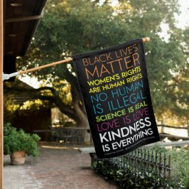 #KindnessIsEverythingブラックハウス国旗 ハウスフラッグ