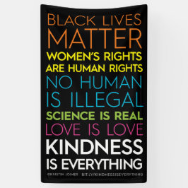 #KindnessIsEverything垂直バナー 横断幕