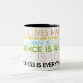 #KindnessIsEverything 2トンのマグカップ ツートーンマグカップ (中央)