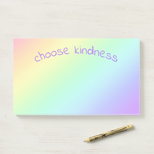 Kindnessl Rainbow Gradientの選択 ポストイット (デスク)