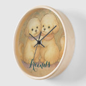 Kindred Paws  壁時計 (傾斜)