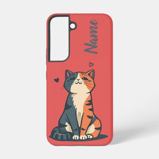 Kindred Paws | 猫好きのためのオーダーメイド Samsung Galaxyケース (裏面)