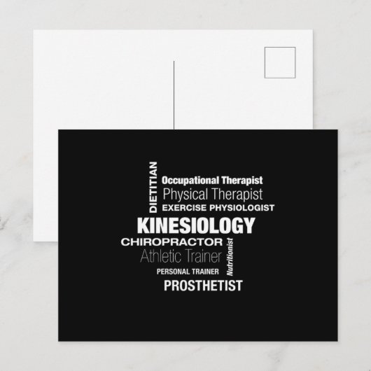 Kinesiology Kinesiologist Physio Physical Therapis ポストカード (正面/裏面)