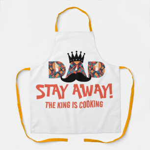 kINGは料理：幾何学文字 エプロン