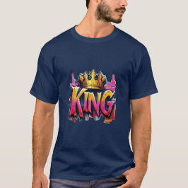 KINGグラフィティクラウンTシャツ説明:ルール Tシャツ