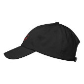 KING 名前 オルタナティブ アパレル ベーシック 調節可能 刺繍入りキャップ (左)