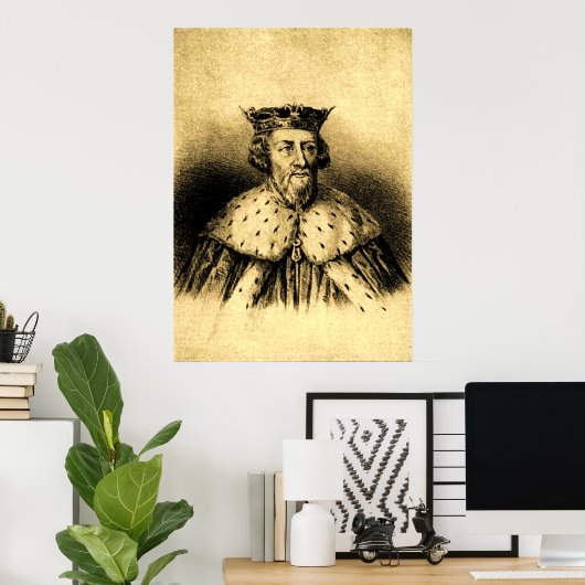 King Alfred ポスター (ホームオフィス)